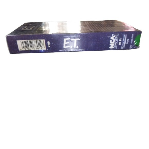 E.T. The Extraterrestrial VHS Movie Steven Spielberg 1988 Green Tape SEALED - Picture 4 of 5